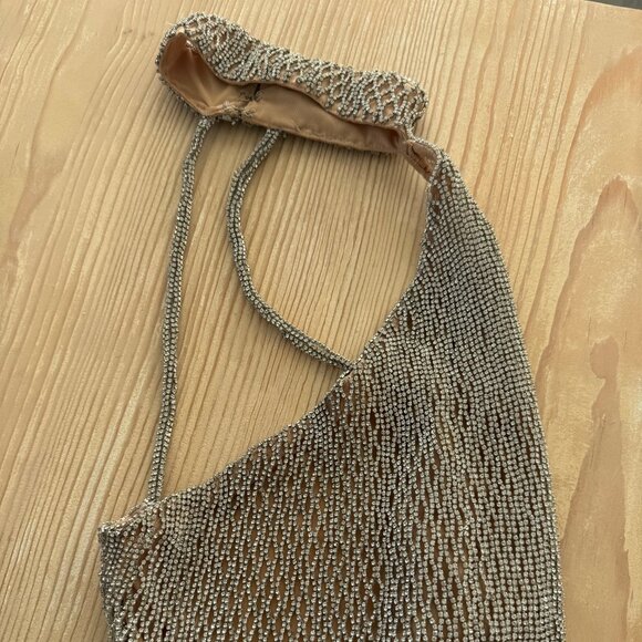 Retrofete X May Mashiah Gemma Handmade Crystal Chain Dress SAMPLE (XS/S) - Picture 8 of 10